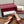Sandalo con cinturino posteriore GG Horsebit in tela monogrammata rossa ebano con punta a punta e cristalli