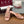 GG Canvas Mid-Heel Mules 7.5cm Light Pink Sheepskin 646479