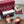 GG Horsebit Ballet Flat Red Ebony Monogram Canvas Crystal-Embellished