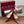 GG Horsebit Ballet Flat Red Ebony Monogram Canvas Crystal-Embellished
