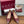 GG Horsebit Ballet Flat Red Ebony Monogram Canvas Crystal-Embellished