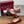 GG Horsebit Ballet Flat Red Ebony Monogram Canvas Crystal-Embellished