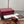 GG D-Shaped Sandals Burgundy Sheepskin Canvas 646461