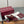 GG Horsebit Thong Flat Sandals Burgundy Sheepskin Suede 646471