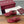 GG Horsebit Thong Flat Sandals Burgundy Sheepskin Canvas 646466