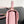 Borsa a mano TRIOMPHE 15 in pelle di vitello rosa pastello
