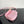 Borsa a mano TRIOMPHE 15 in pelle di vitello rosa pastello