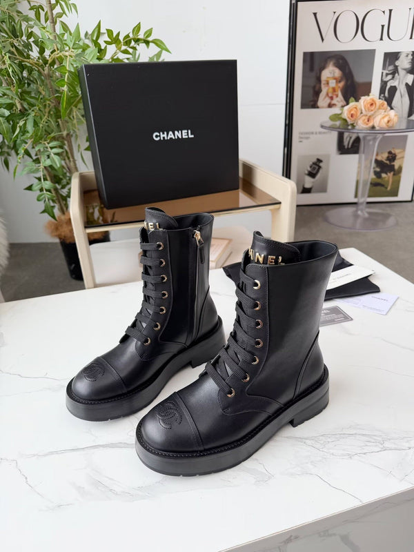 Bottine CC 26s en cuir noir