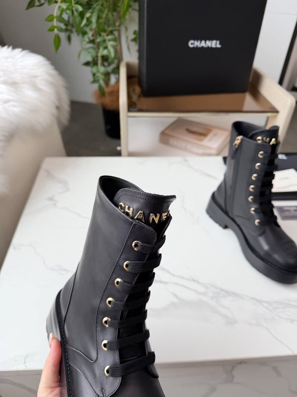 Bottine CC 26s en cuir noir