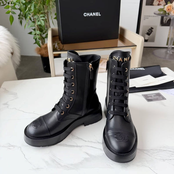 Bottine CC 26s en cuir noir