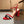 GG 26s Horsebit Sandals 8cm Red Leather Canvas 926699
