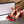 GG 26s Horsebit Sandals 8cm Red Leather Canvas 926699
