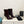 YSL 2025 Logo Metal Heel Ankle Boot Dark Burgundy Cowhide 575002