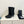 YSL 2025 Short Boot Black Calfskin 575014