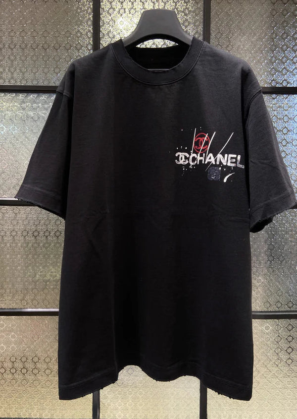 Chanel T-shirt 2026 Coton Noir Blanc Vert