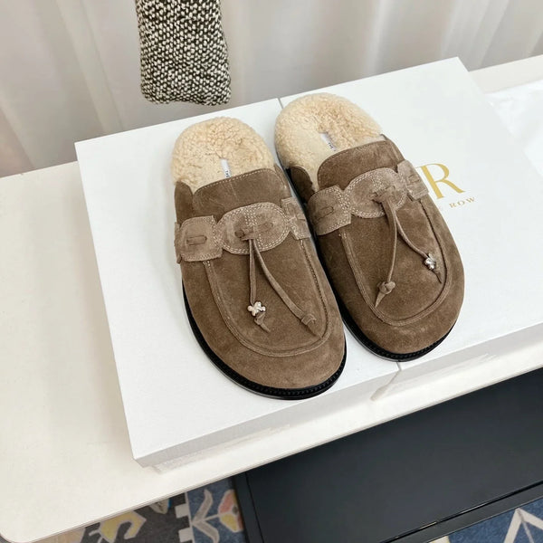 TR 26s Drawstring Mule Flat Suede 146481