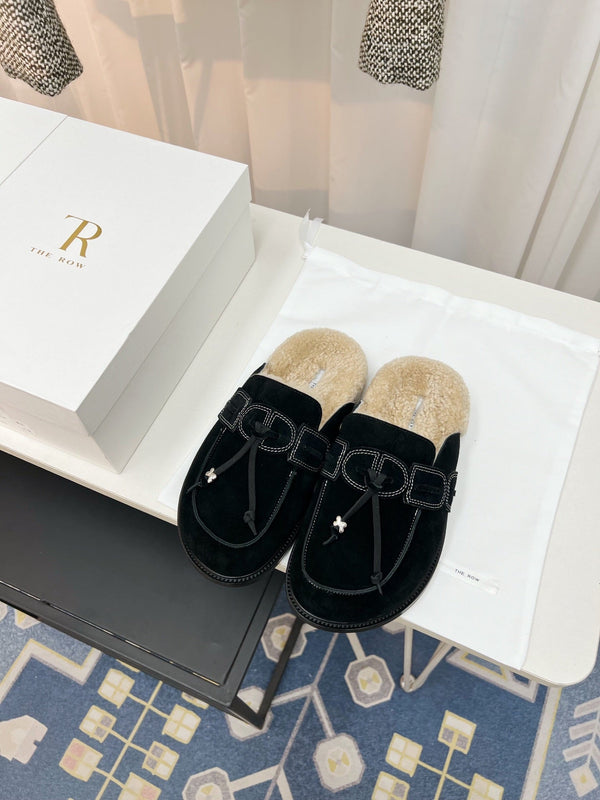 TR 26s Drawstring Mule Flat Suede 146481