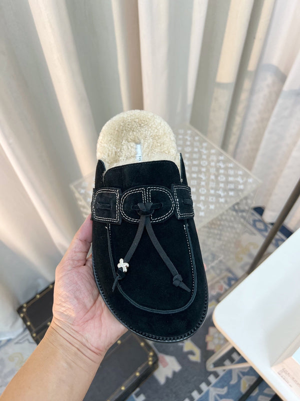 TR 26s Drawstring Mule Flat Suede 146481
