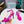 Prad 26s Ankle Strap Sandals Stiletto Heel 80mm In Fuchsia Pink Satin