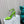 Prad 26s Ankle Strap Sandals Stiletto Heel 80mm In Lime Green Satin