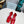 Prad 26s Ankle Strap Pumps 40mm In Red Patent Calfskin Triangle Logo