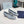 Prad 26s Round Toe Pumps Block Heel 40mm In Light Blue Calfskin With Bow