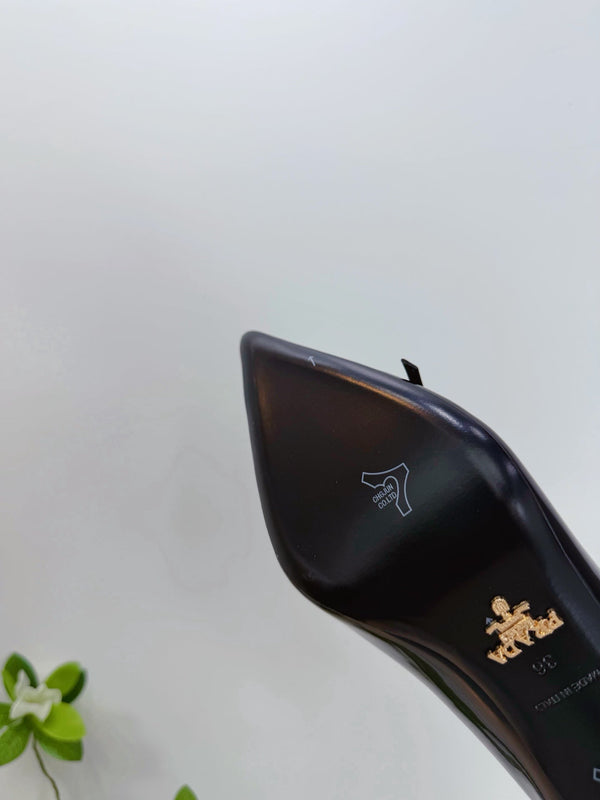 PRA 26SS Escarpins à talons hauts 75 Cuir verni noir 592352