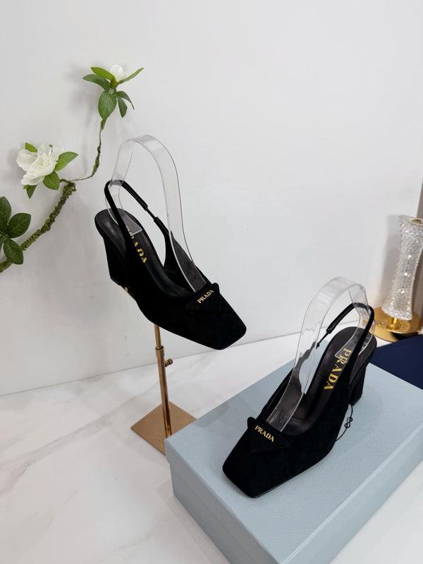 PRA 26SS Slingback 85 Daim Noir 592373