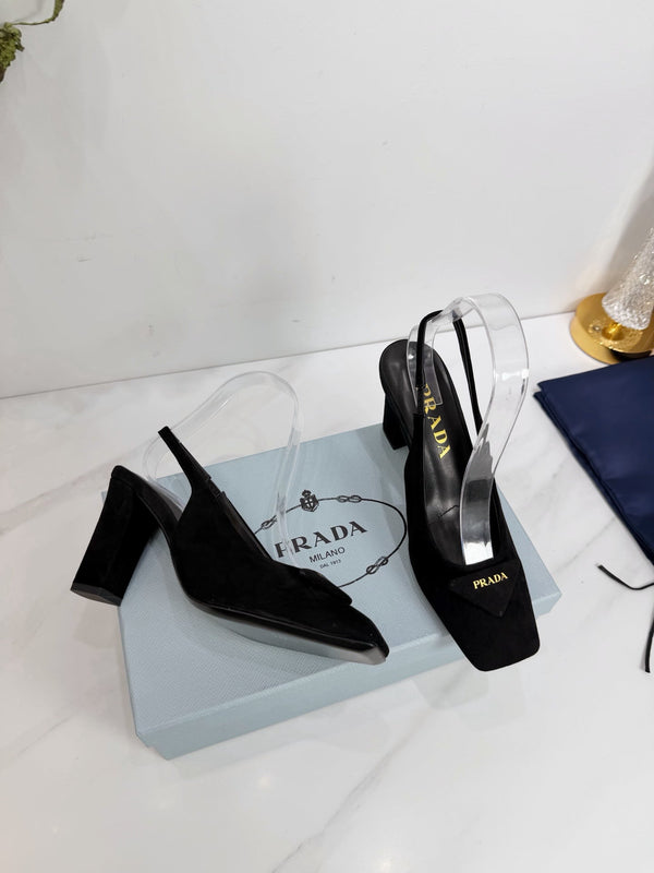 PRA 26SS Slingback 85 Daim Noir 592373