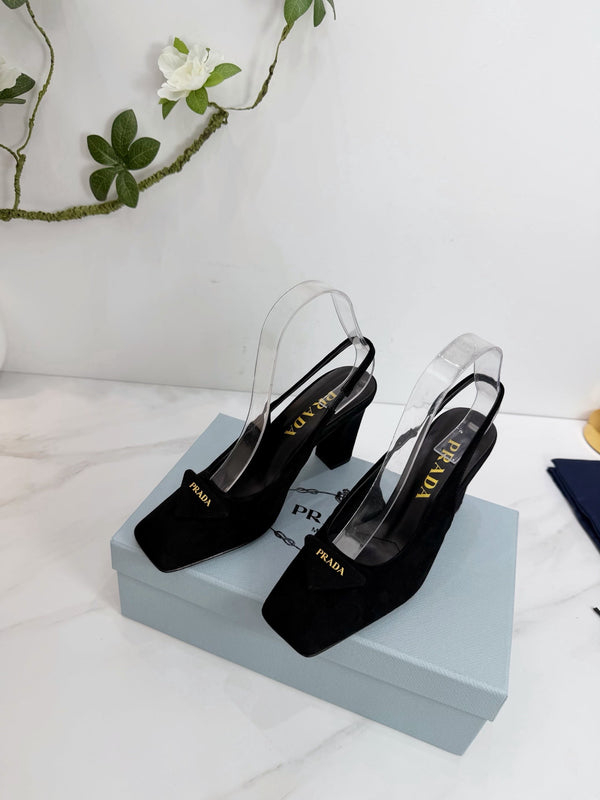 PRA 26SS Slingback 85 Daim Noir 592373