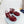 PRA 26SS Platform Sandals 75 Red Suede Sheepskin 592380