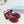 PRA 26SS Platform Sandals 75 Red Suede Sheepskin 592380