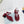 PRA 26SS Platform Sandals 75 Red Suede Sheepskin 592380