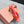 Miu 26s Heeled Sandals 8.5cm Light Red Snakeskin Texture 680493