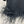 Miu Miu Ostrich Feather Dress Black Acetate Satin Fabric