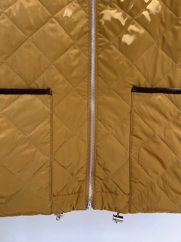Prada 2025 Quilted Jacket Camel Polyester