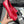 Ballerines CC 26s Cuir Noir Rouge 681964