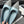 CC 26s Ballet Flat Grey Blue Leather 681970