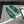 CC 26s Ballet Flat Green Mesh Fabric Sheepskin 681980