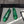 CC 26s Ballet Flat Green Mesh Fabric Sheepskin 681980