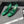 CC 26s Slingback 9.5cm Green Mesh Fabric Sheepskin 681987