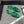 CC 26s Slingback 20 Green Mesh Fabric Sheepskin 681999
