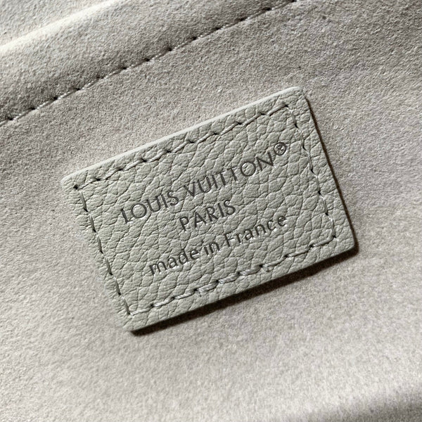 LV Speedy Bandouliere 20 Brume Grigio Monogram Empreinte Pelle 205495