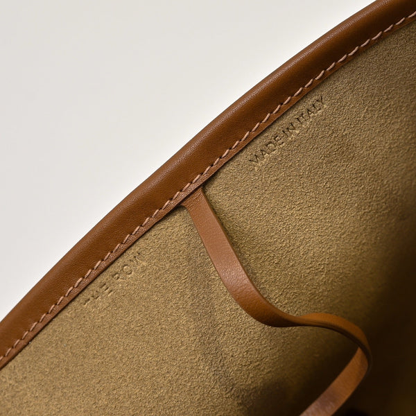 The Row N/S Park Tote 30cm Brown Leather
