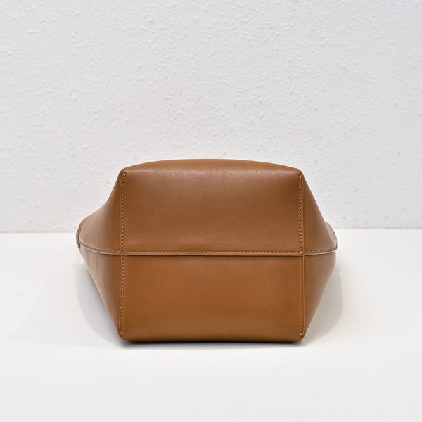 The Row N/S Park Tote 30cm Brown Leather
