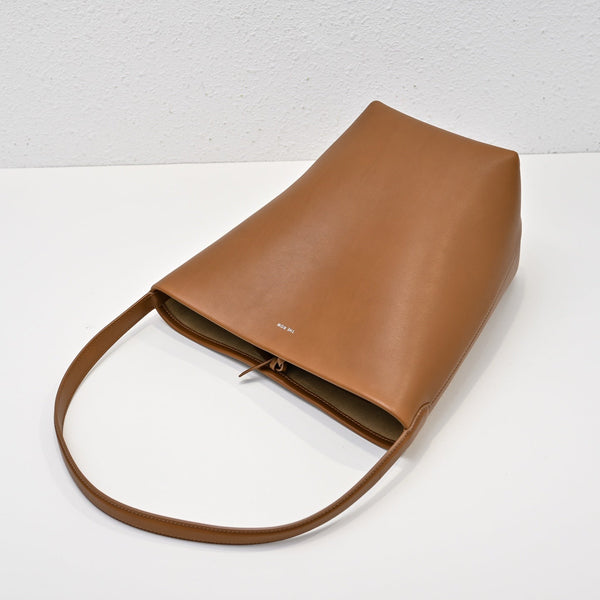 The Row N/S Park Tote 30cm Brown Leather