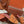 Summer Charms Sandals in Red-Orange Suede Maroon Lambskin