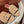 Summer Charms Sandals in Mocha Suede Maroon Lambskin