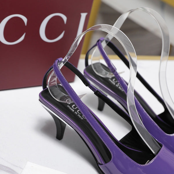 GG Cruise 2026 Slingback 55mm Peau de Mouton Violet 601091