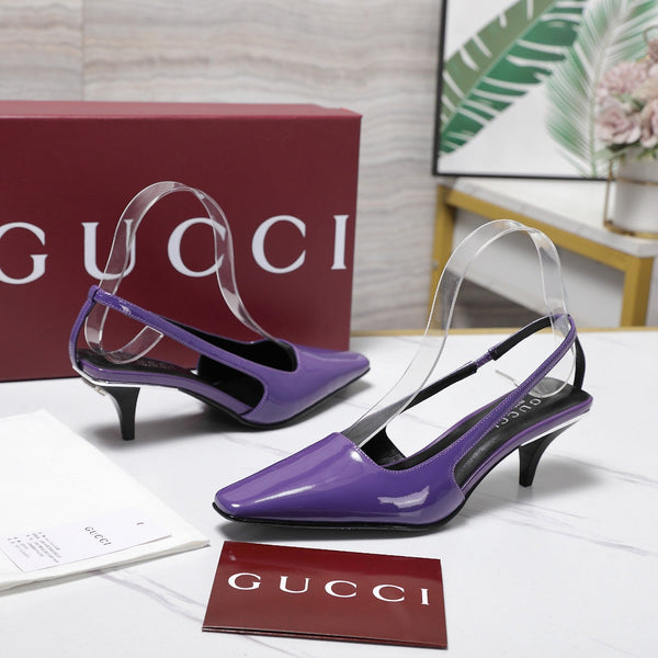 GG Cruise 2026 Slingback 55mm Peau de Mouton Violet 601091